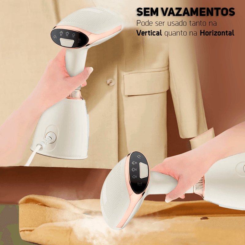 Ferro Vaporizador de Roupas Modern Lar™ / Elimine Vincos e Roupas Amassadas para uma Aparência Sempre Impecável!