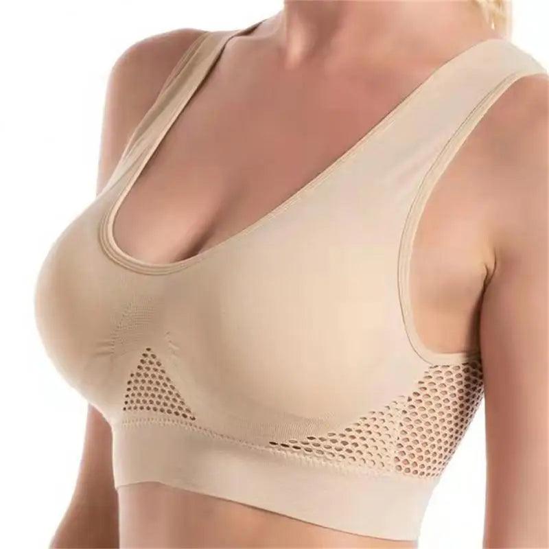 (Compre 3 e Leve 5) Sutiã Esportivo SportFit™ Design Respirável com Efeito Modelador / Combate a Flacidez e Oferece Suporte Incomparável!
