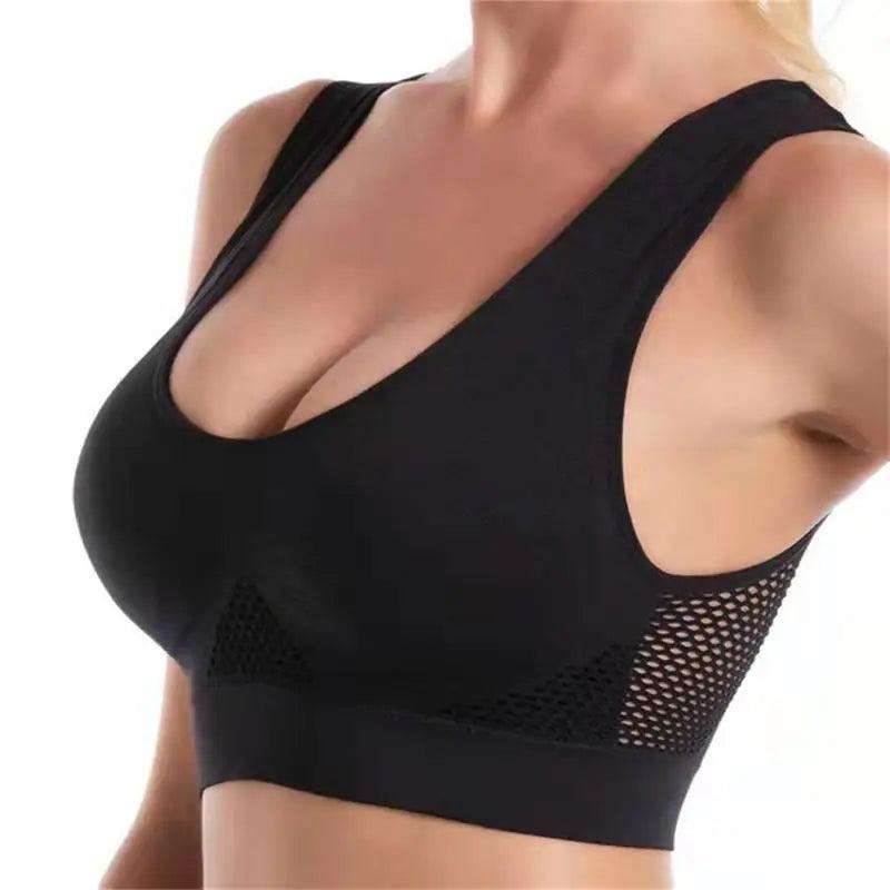 (Compre 3 e Leve 5) Sutiã Esportivo SportFit™ Design Respirável com Efeito Modelador / Combate a Flacidez e Oferece Suporte Incomparável!