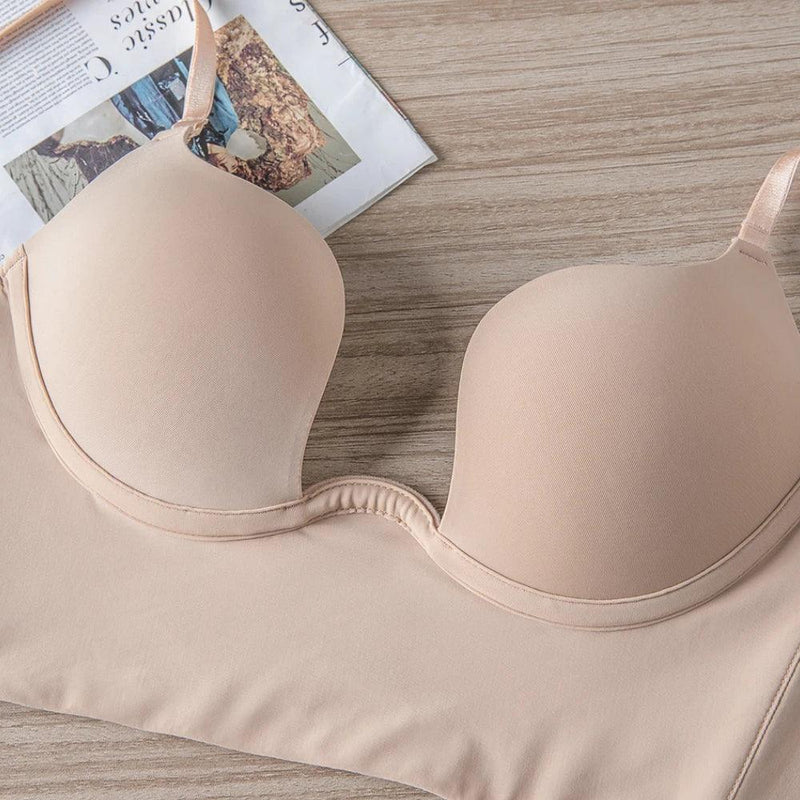 (Compre 2, Leve 3) Kit de Sutiãs Silhouette™ Design Invisível com Efeito Silicone / Valorize Seus Seios com os Sutiãs Mais Funcionais do Mundo!