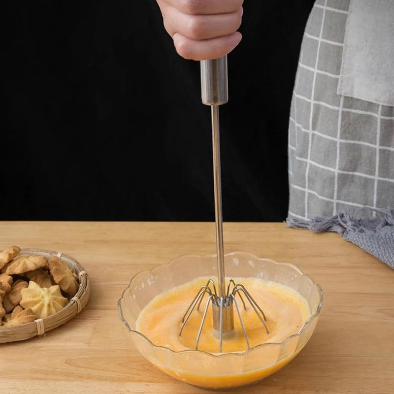 ( Compre 1 e Leve 2) Misturador Semiautomático MixFácil™  em Aço Inoxidável / A Praticidade que Transforma o Preparo!