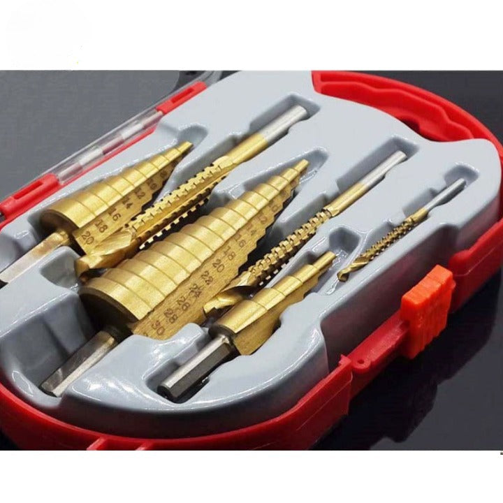 Kit 6 Brocas Titanium para Furadeira