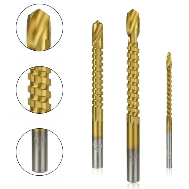 Kit 6 Brocas Titanium para Furadeira