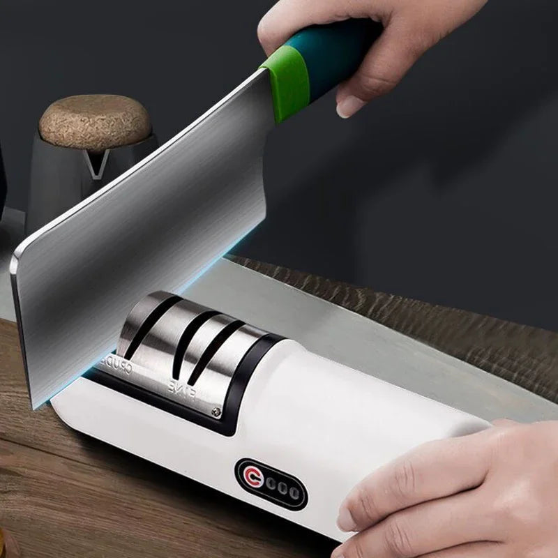 Afiador Elétrico Modern Lar™ / Precisão e Praticidade para Suas Lâminas!